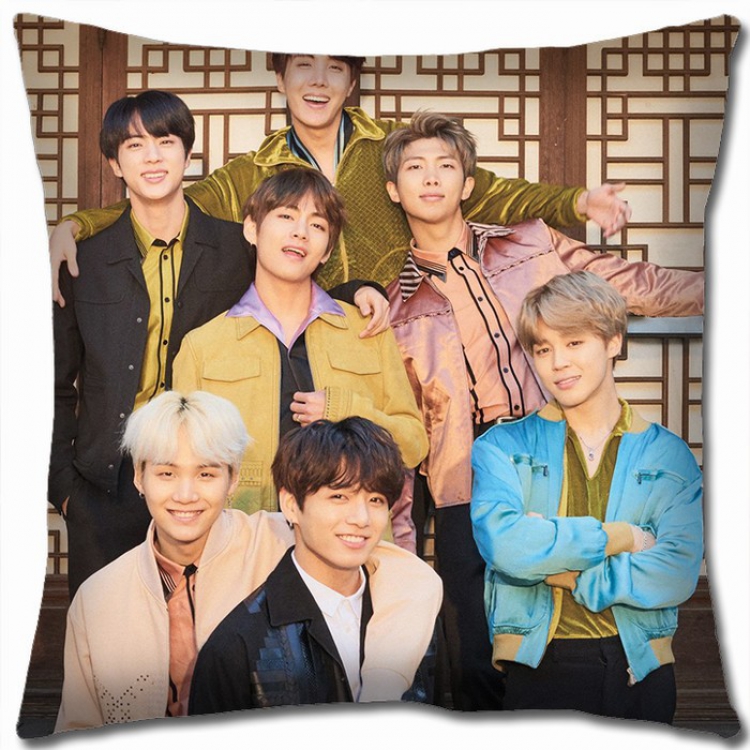 BTS Double-sided Full color Pillow Cushion 45X45CM BTS-54 NO FILLING