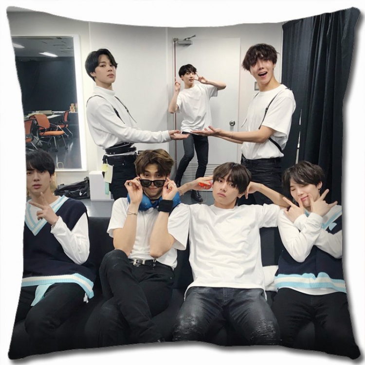 BTS Double-sided Full color Pillow Cushion 45X45CM BTS-56 NO FILLING