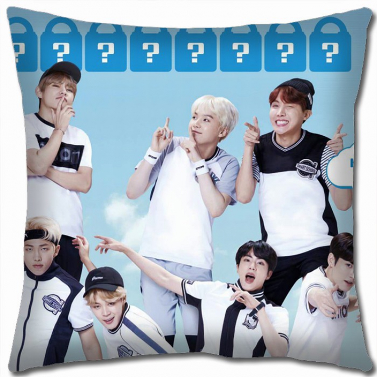 BTS Double-sided Full color Pillow Cushion 45X45CM BTS-55 NO FILLING