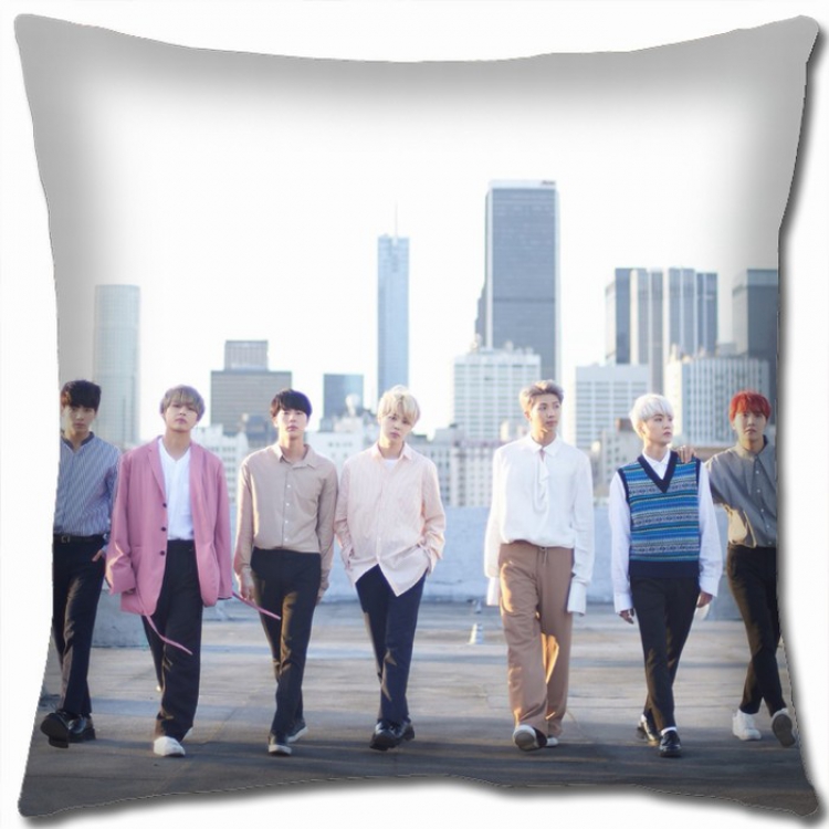 BTS Double-sided Full color Pillow Cushion 45X45CM BTS-60 NO FILLING