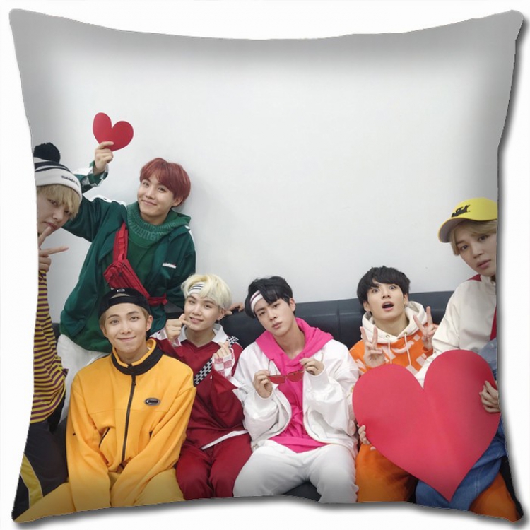 BTS Double-sided Full color Pillow Cushion 45X45CM BTS-59 NO FILLING