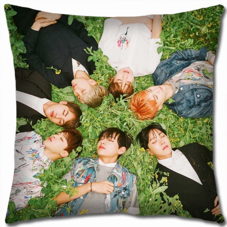 BTS Double-sided Full color Pillow Cushion 45X45CM BTS-7 NO FILLING