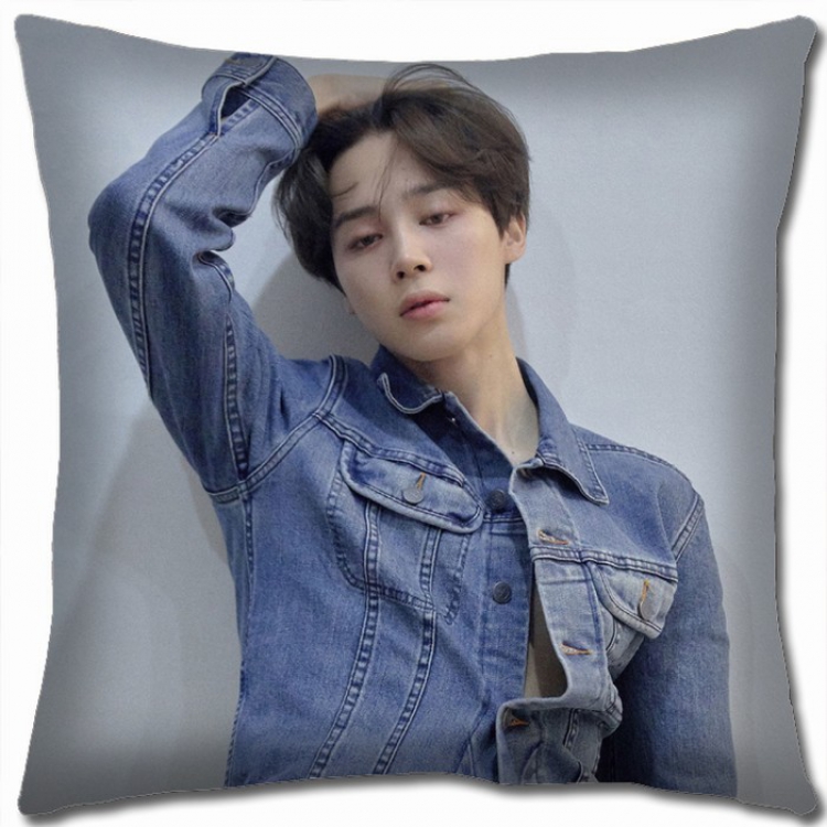 BTS Double-sided Full color Pillow Cushion 45X45CM BTS1-14 NO FILLING