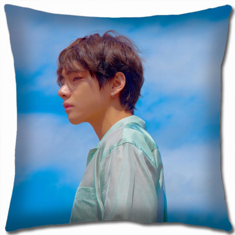 BTS Double-sided Full color Pillow Cushion 45X45CM BTS1-19 NO FILLING