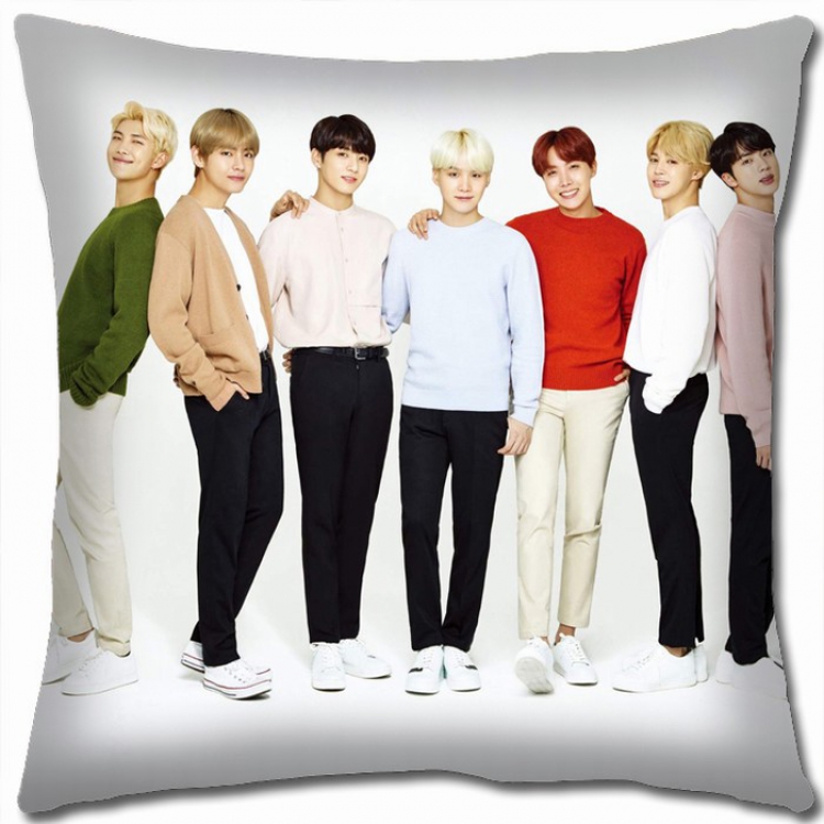 BTS Double-sided Full color Pillow Cushion 45X45CM BTS1-26 NO FILLING