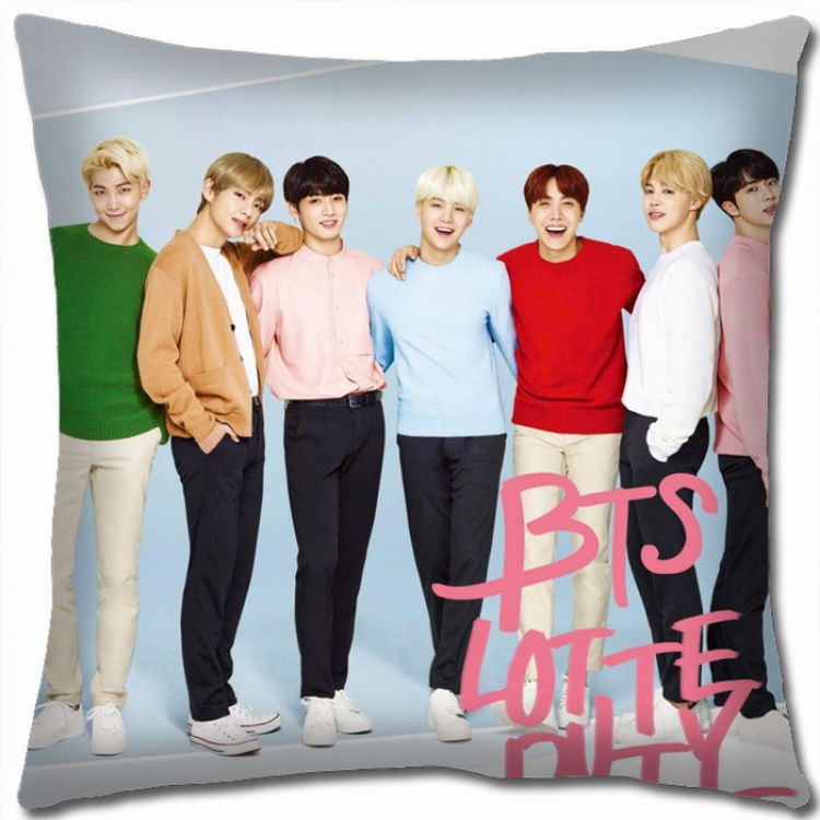 BTS Double-sided Full color Pillow Cushion 45X45CM BTS1-27 NO FILLING