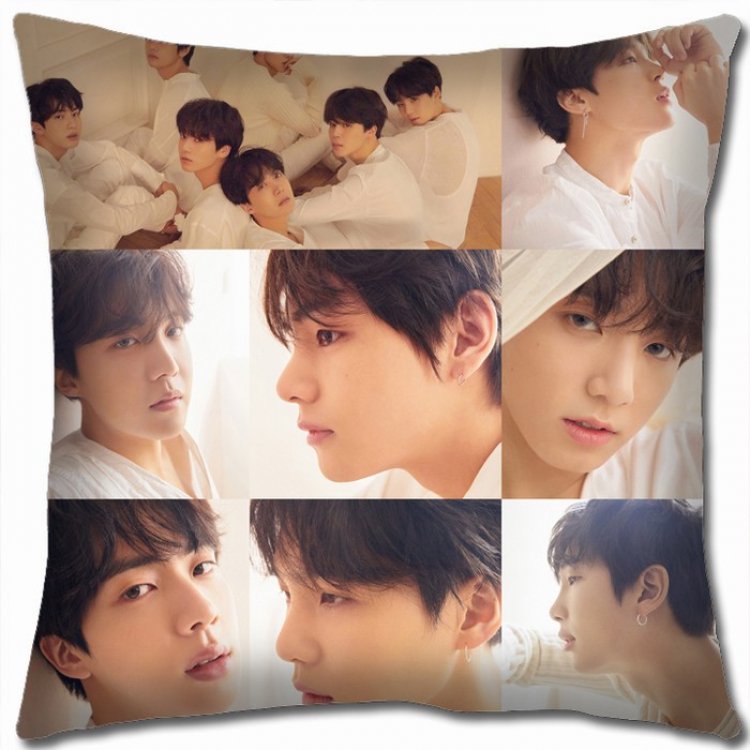 BTS Double-sided Full color Pillow Cushion 45X45CM BTS1-29 NO FILLING