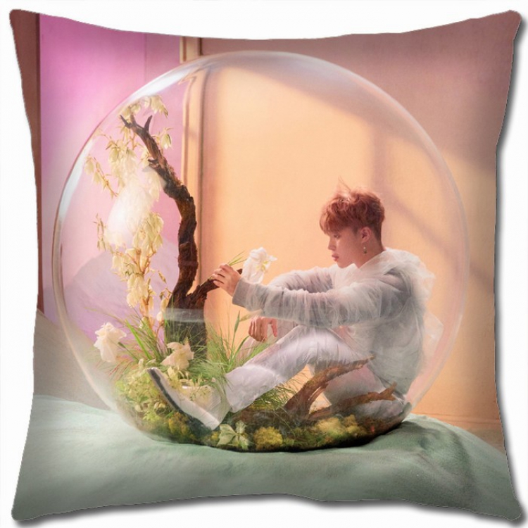 BTS Double-sided Full color Pillow Cushion 45X45CM BTS1-36 NO FILLING