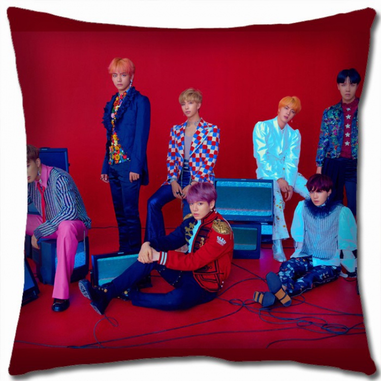 BTS Double-sided Full color Pillow Cushion 45X45CM BTS1-37 NO FILLING