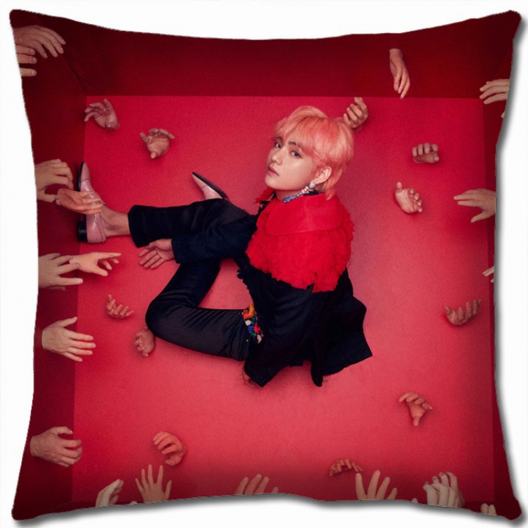 BTS Double-sided Full color Pillow Cushion 45X45CM BTS1-38 NO FILLING