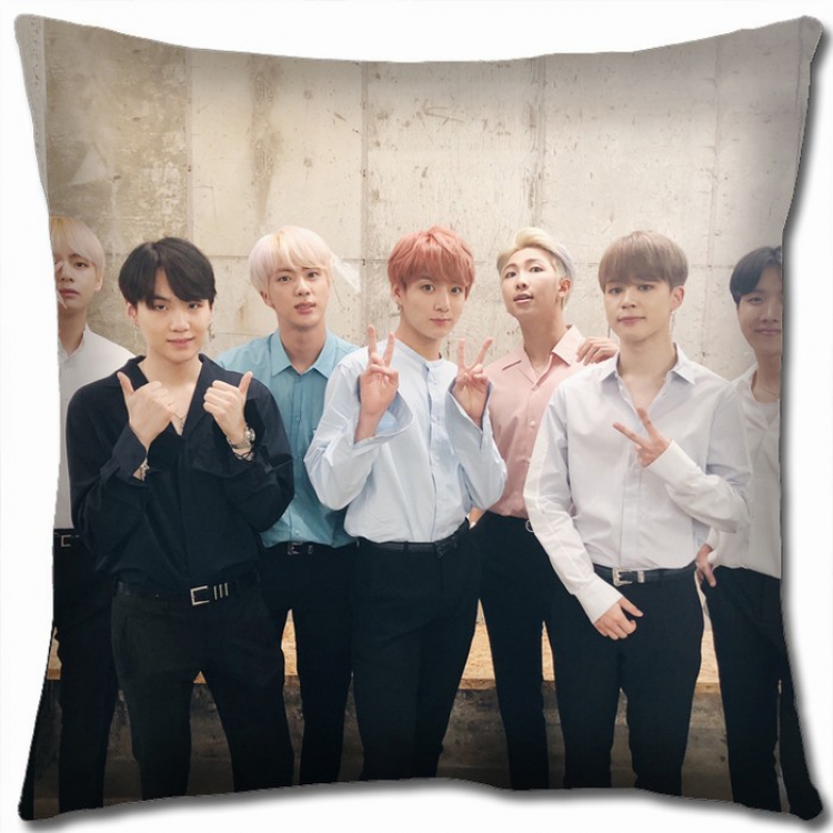 BTS Double-sided Full color Pillow Cushion 45X45CM BTS1-46 NO FILLING