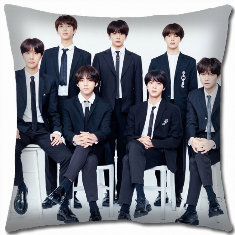 BTS Double-sided Full color Pillow Cushion 45X45CM BTS1-49 NO FILLING