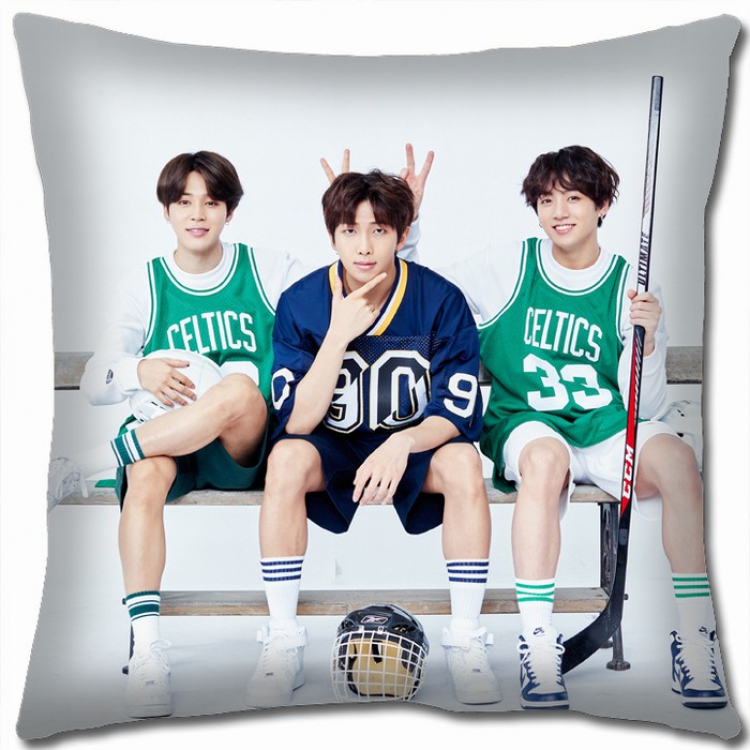 BTS Double-sided Full color Pillow Cushion 45X45CM BTS1-52 NO FILLING