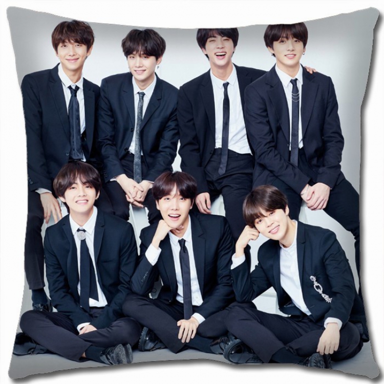 BTS Double-sided Full color Pillow Cushion 45X45CM BTS1-50 NO FILLING