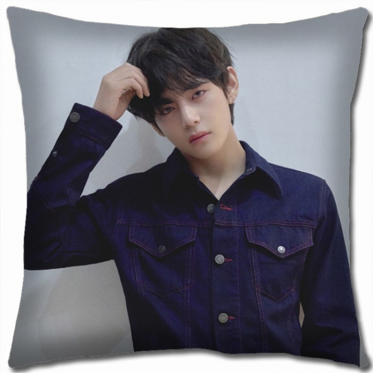 BTS Double-sided Full color Pillow Cushion 45X45CM BTS1-8 NO FILLING