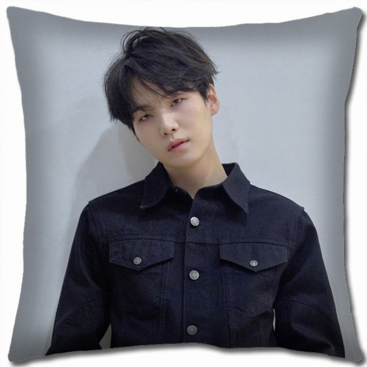 BTS Double-sided Full color Pillow Cushion 45X45CM BTS1-9 NO FILLING