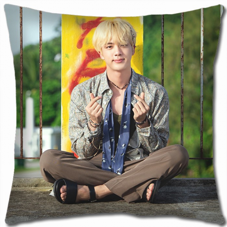 BTS Double-sided Full color Pillow Cushion 45X45CM BTS1-101 NO FILLING