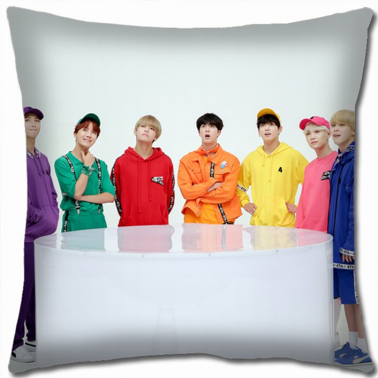 BTS Double-sided Full color Pillow Cushion 45X45CM BTS1-55 NO FILLING