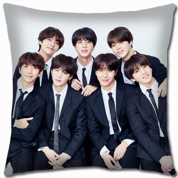 BTS Double-sided Full color Pillow Cushion 45X45CM BTS1-53 NO FILLING