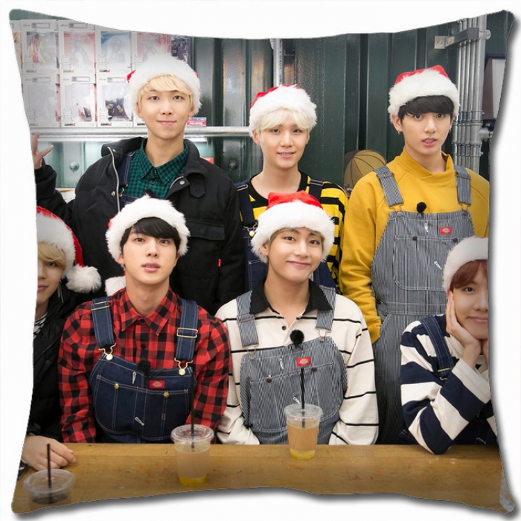 BTS Double-sided Full color Pillow Cushion 45X45CM BTS1-56 NO FILLING