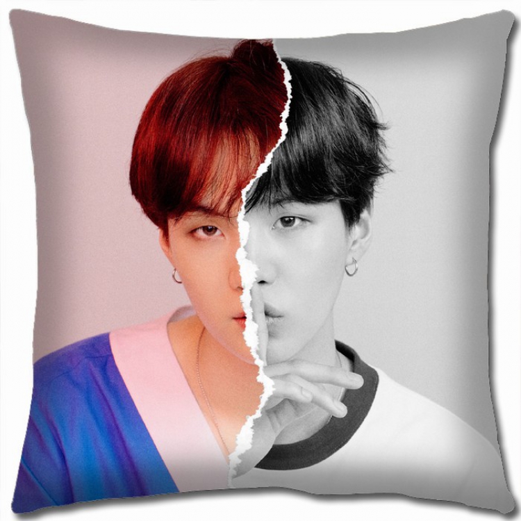 BTS Double-sided Full color Pillow Cushion 45X45CM BTS1-61 NO FILLING