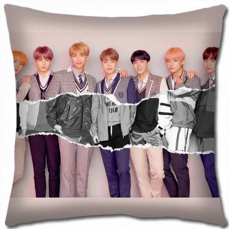 BTS Double-sided Full color Pillow Cushion 45X45CM BTS1-58 NO FILLING