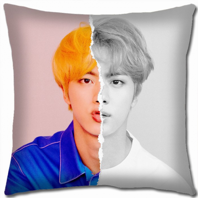 BTS Double-sided Full color Pillow Cushion 45X45CM BTS1-62 NO FILLING