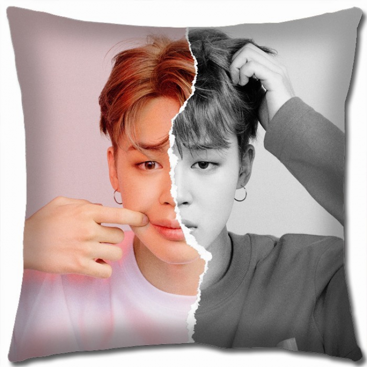 BTS Double-sided Full color Pillow Cushion 45X45CM BTS1-65 NO FILLING