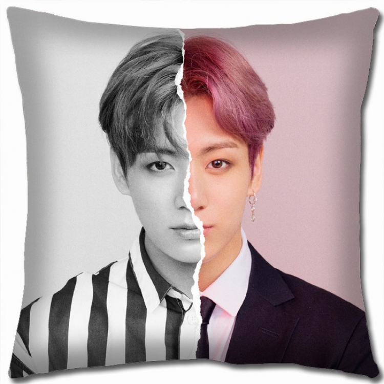 BTS Double-sided Full color Pillow Cushion 45X45CM BTS1-64 NO FILLING