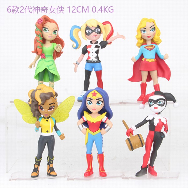 Wonder Woman A set of 6 models Bagged Figure Decoration 12CM 0.4KG