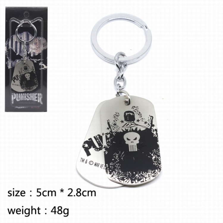 Punisher Key Chain 5X2.8CM 48G