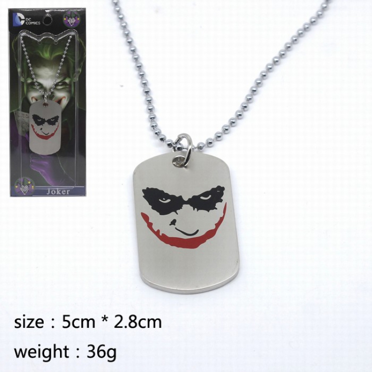 Batman clown Necklace 5X2.8CM 36G