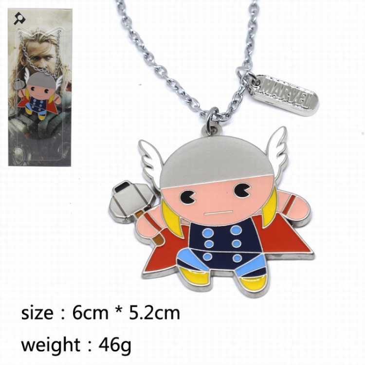 Thor Q version Necklace 6X5.2CM 46G