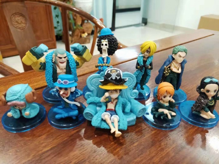 One Piece a set of 9 models OPP Figure Decoration 11.5CM a box of 50 sets