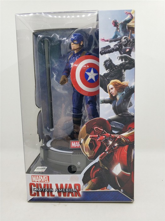 The avengers allianc Captain America Figure with base Boxed Figure Decoration 14.3X14.3X24.3CM 0.4KG