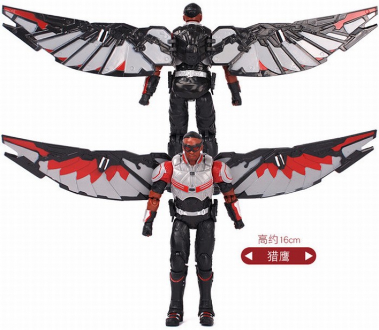 The avengers allianc Falcon Card loading Figure Decoration 16CM