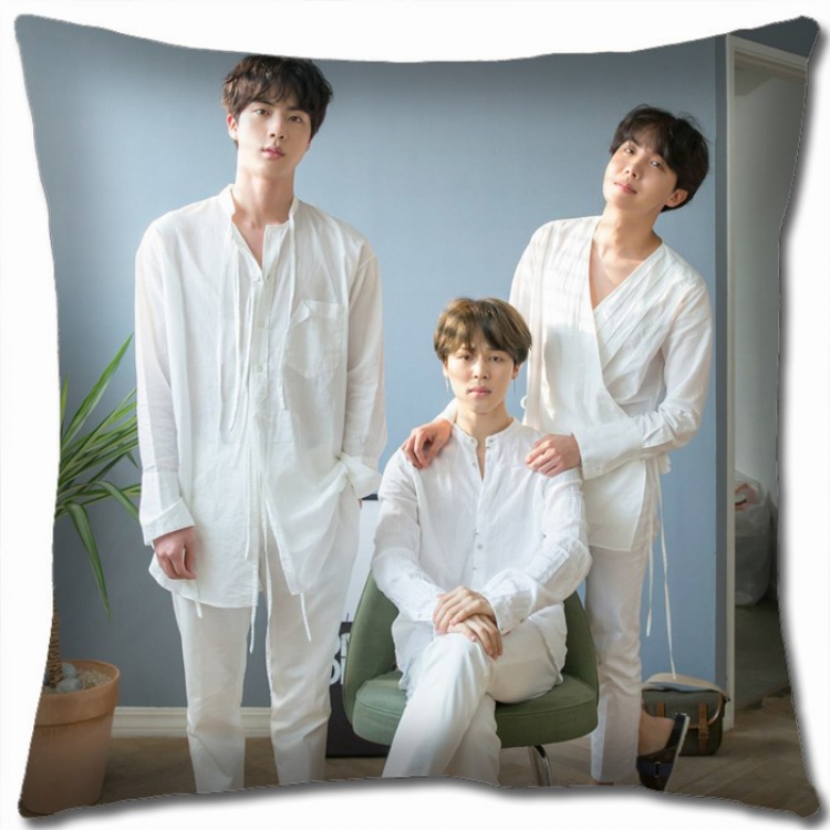 BTS Double-sided full color Pillow Cushion 45X45CM BTS1-110 NO FILLING