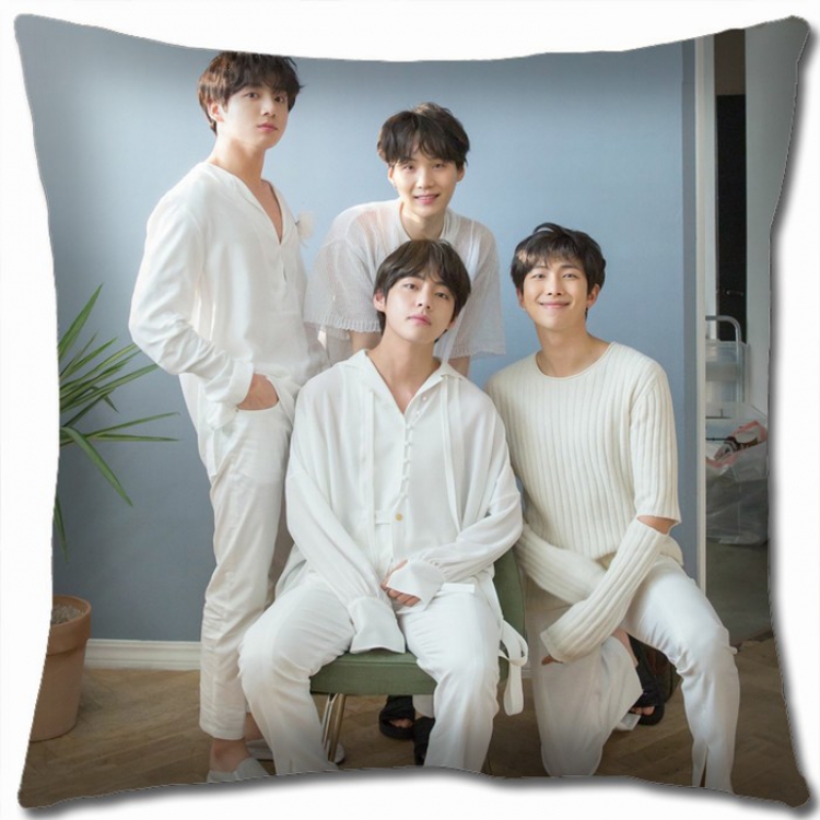 BTS Double-sided full color Pillow Cushion 45X45CM BTS1-111 NO FILLING