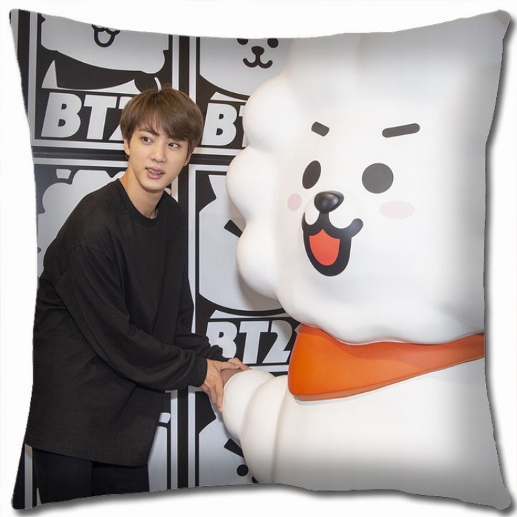 BTS Double-sided full color Pillow Cushion 45X45CM BTS1-131 NO FILLING