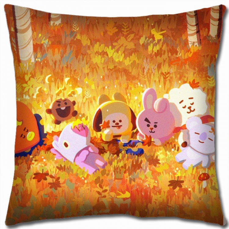 BTS Double-sided full color Pillow Cushion 45X45CM BTS1-136 NO FILLING