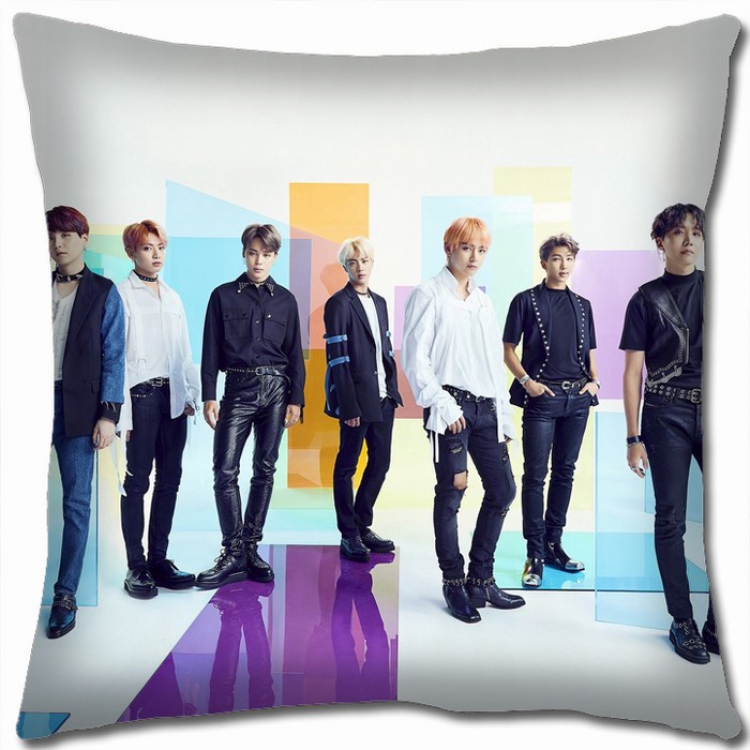 BTS Double-sided full color Pillow Cushion 45X45CM BTS1-137 NO FILLING
