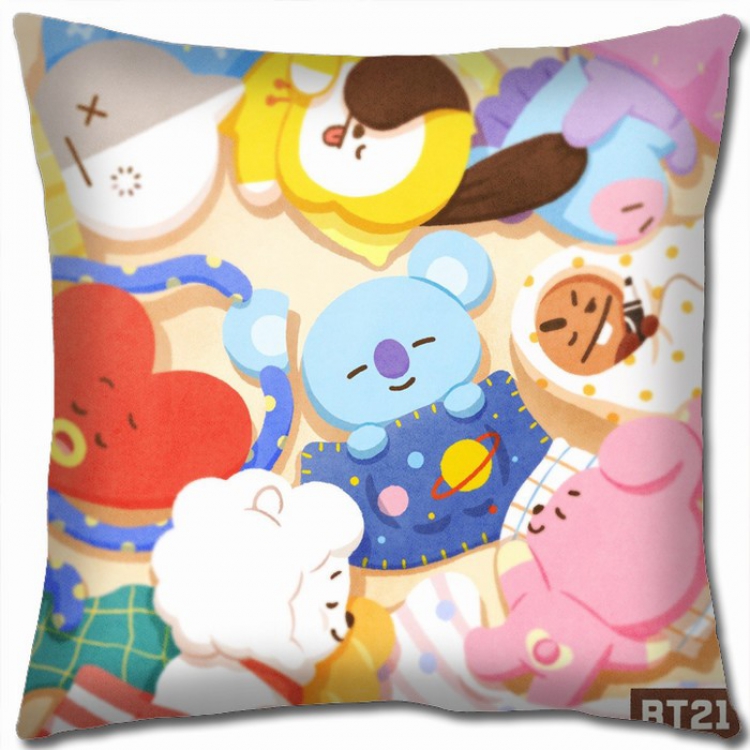 BTS Double-sided full color Pillow Cushion 45X45CM BTS1-135 NO FILLING