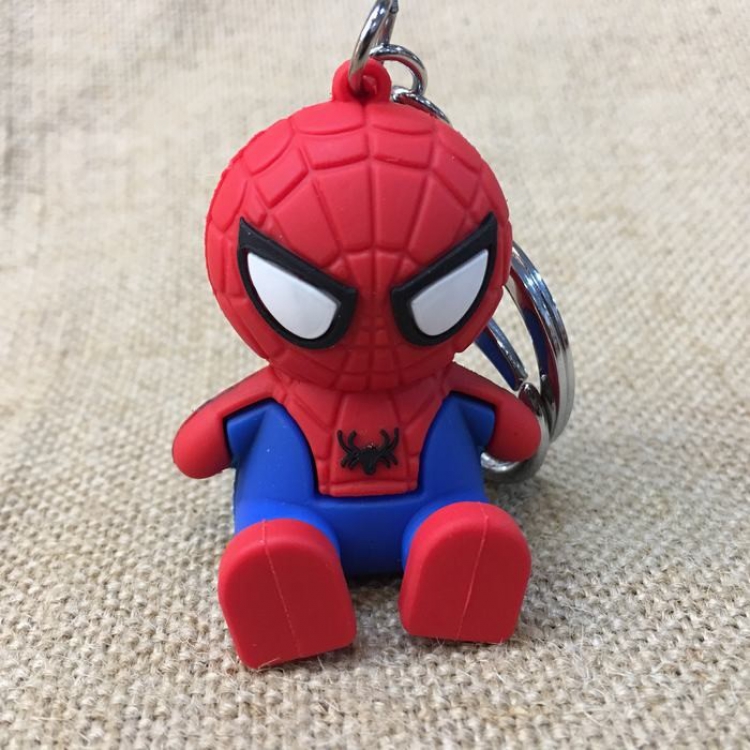 Justice League Spiderman Cartoon doll Mobile phone holder Key Chain price for 5 pcs