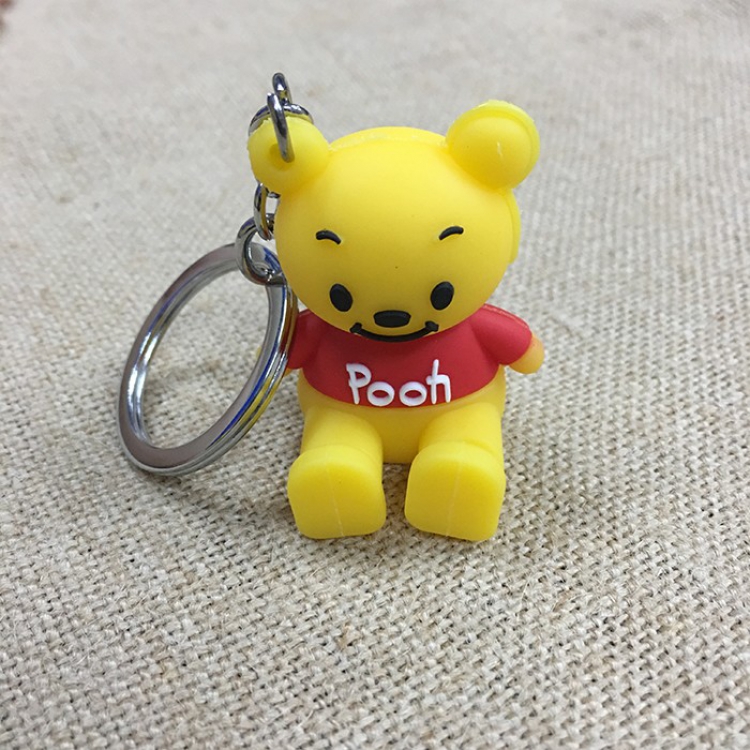 Winnie the pooh Cartoon doll Mobile phone holder Key Chain price for 5 pcs