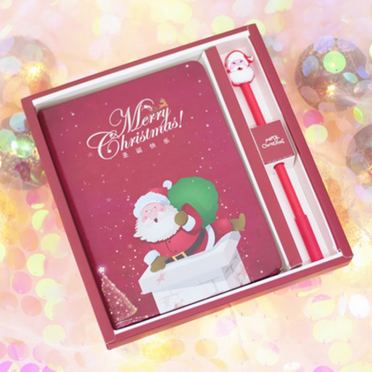 Christmas series Santa Claus Roof style Notebook Kit 10X8CM price for 3 pcs