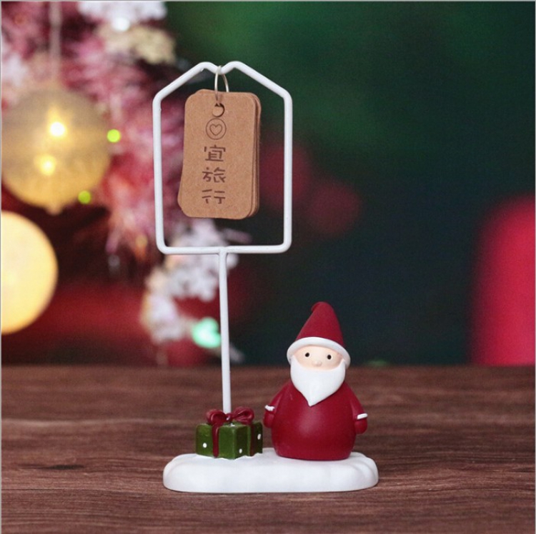 Christmas series Santa Claus Mood calendar Resin Figure Decoration 12X10CM price for 2 pcs