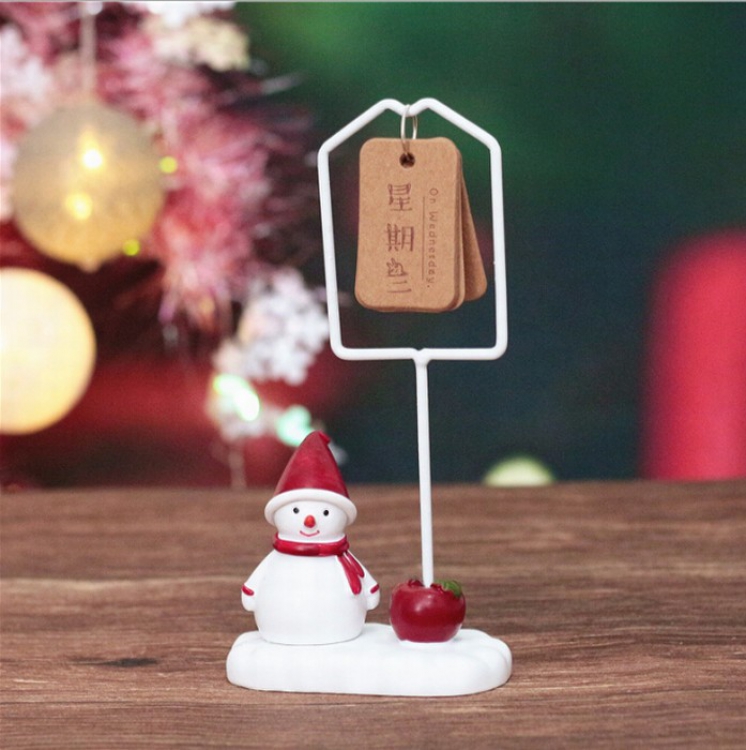 Christmas series Snowman Mood calendar Resin Figure Decoration 12X10CM price for 2 pcs