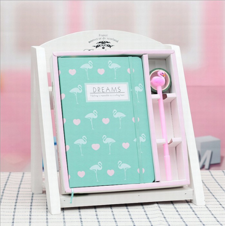 Flamingo Boxed Notebook Kit 10X18CM price for 3 pcs Style D