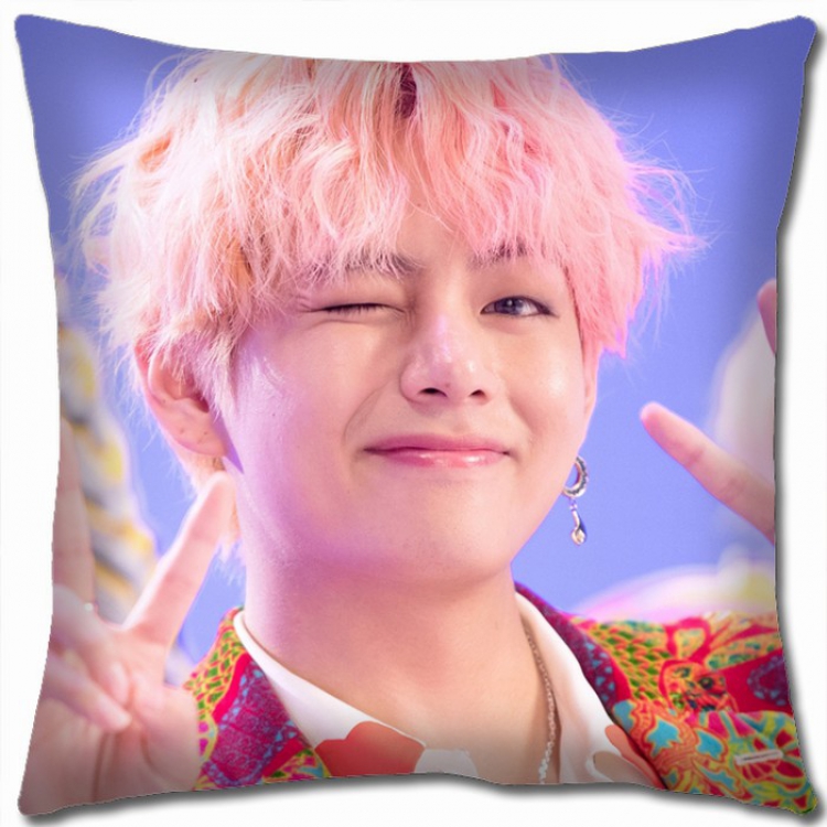 BTS Double-sided full color Pillow Cushion 45X45CM BTS1-158 NO FILLING