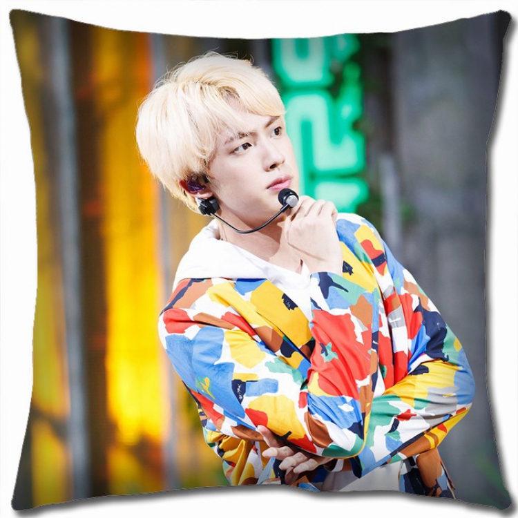 BTS Double-sided full color Pillow Cushion 45X45CM BTS1-174 NO FILLING